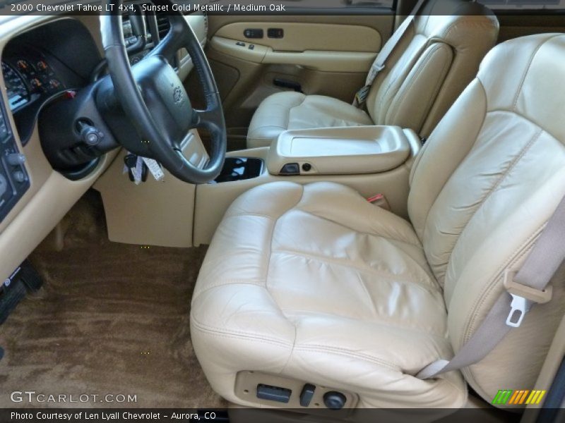 Sunset Gold Metallic / Medium Oak 2000 Chevrolet Tahoe LT 4x4