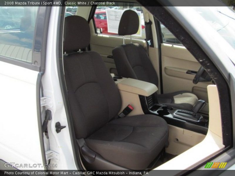 Classic White / Charcoal Black 2008 Mazda Tribute i Sport 4WD