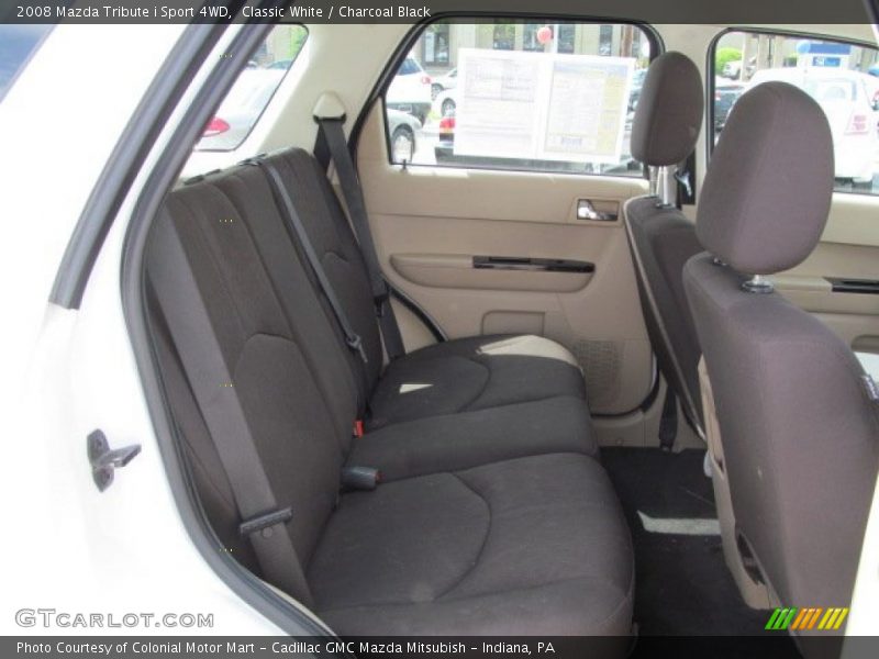 Classic White / Charcoal Black 2008 Mazda Tribute i Sport 4WD