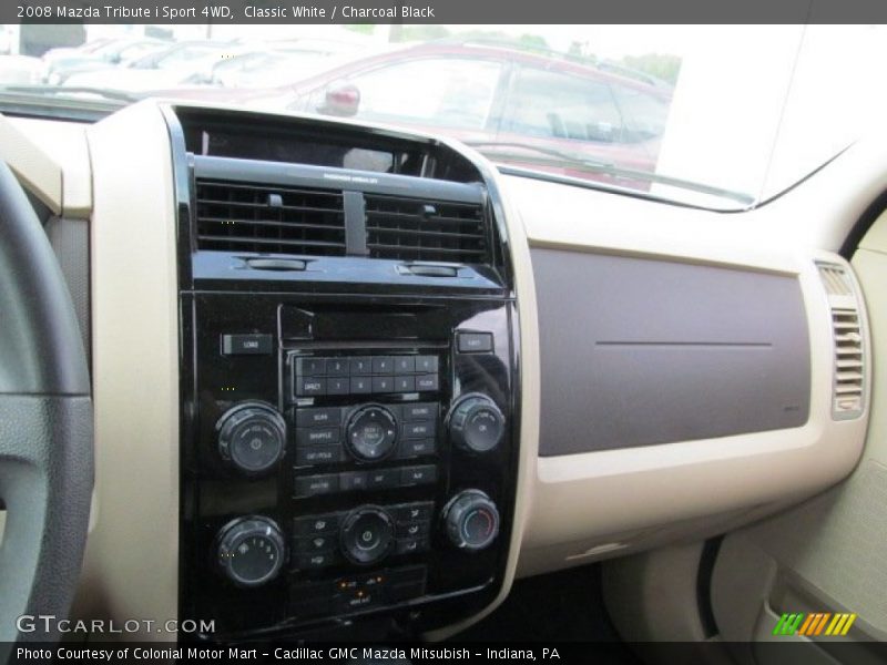 Classic White / Charcoal Black 2008 Mazda Tribute i Sport 4WD