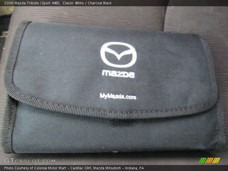 Classic White / Charcoal Black 2008 Mazda Tribute i Sport 4WD