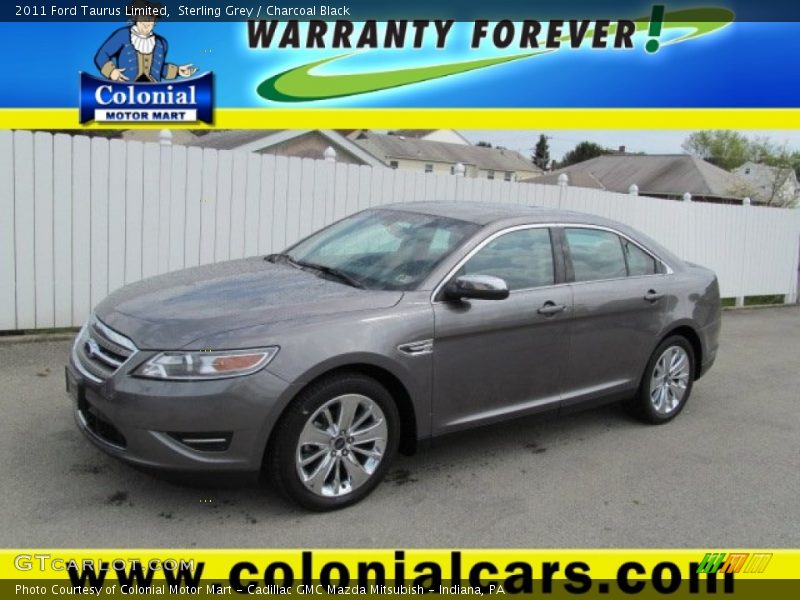 Sterling Grey / Charcoal Black 2011 Ford Taurus Limited