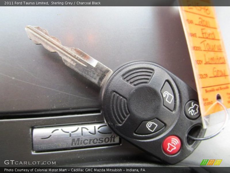 Sterling Grey / Charcoal Black 2011 Ford Taurus Limited