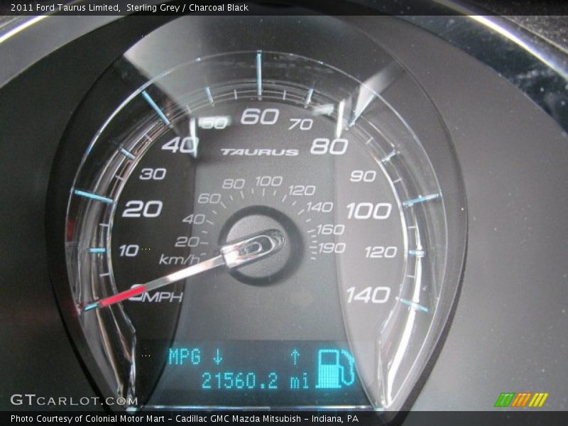 Sterling Grey / Charcoal Black 2011 Ford Taurus Limited