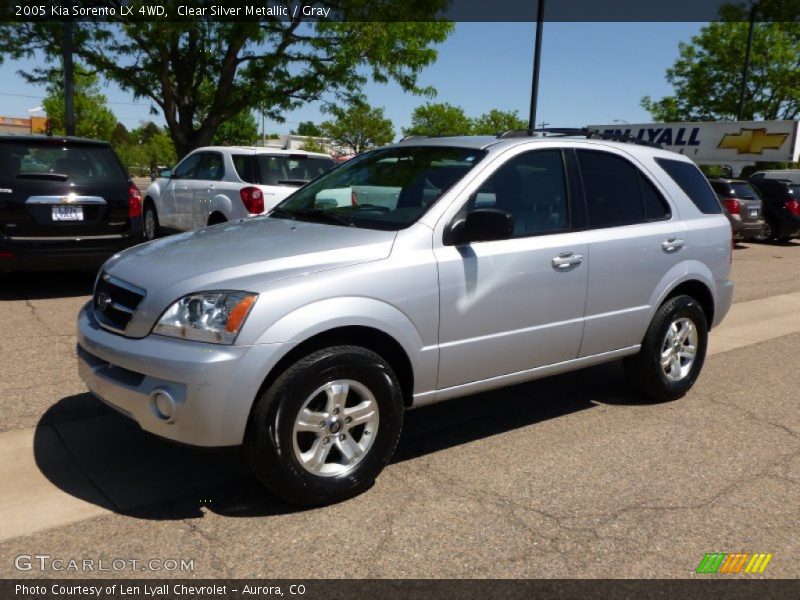 Clear Silver Metallic / Gray 2005 Kia Sorento LX 4WD
