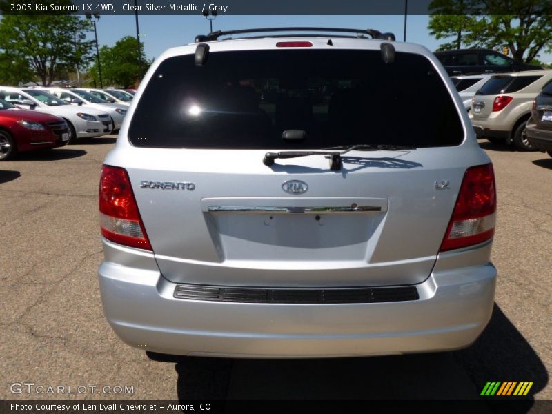 Clear Silver Metallic / Gray 2005 Kia Sorento LX 4WD