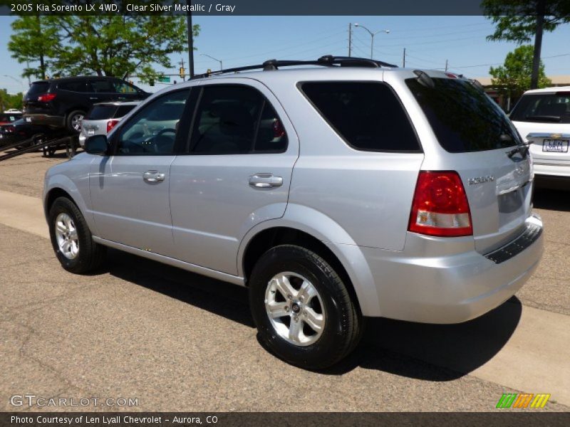 Clear Silver Metallic / Gray 2005 Kia Sorento LX 4WD