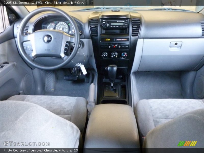 Clear Silver Metallic / Gray 2005 Kia Sorento LX 4WD