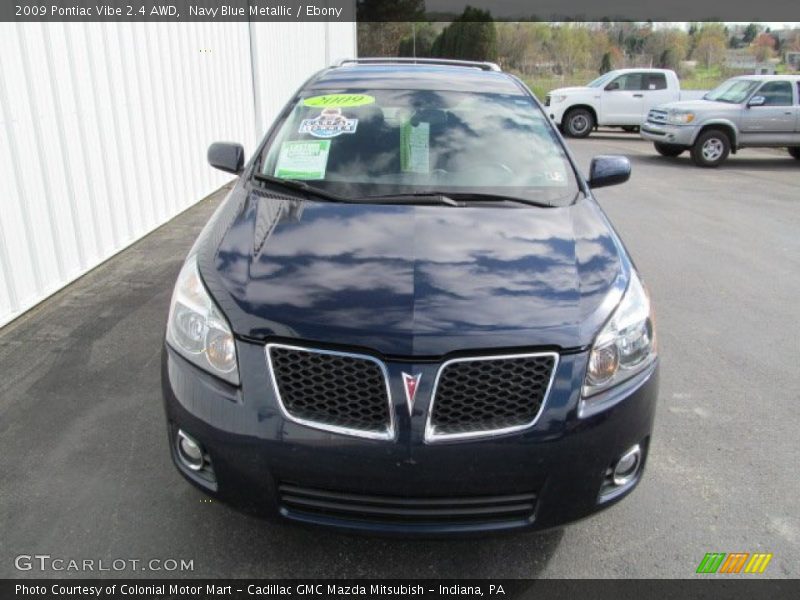 Navy Blue Metallic / Ebony 2009 Pontiac Vibe 2.4 AWD
