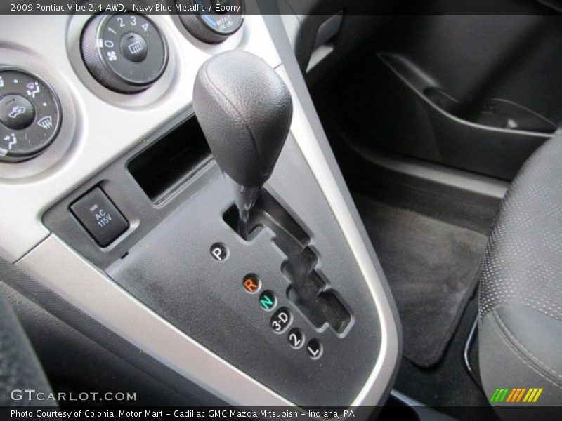 Navy Blue Metallic / Ebony 2009 Pontiac Vibe 2.4 AWD