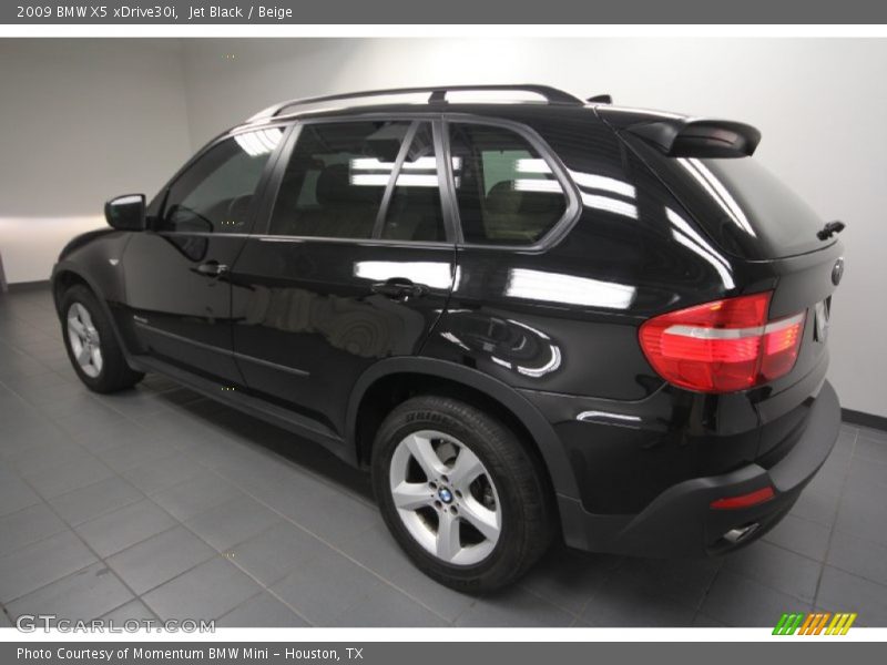 Jet Black / Beige 2009 BMW X5 xDrive30i