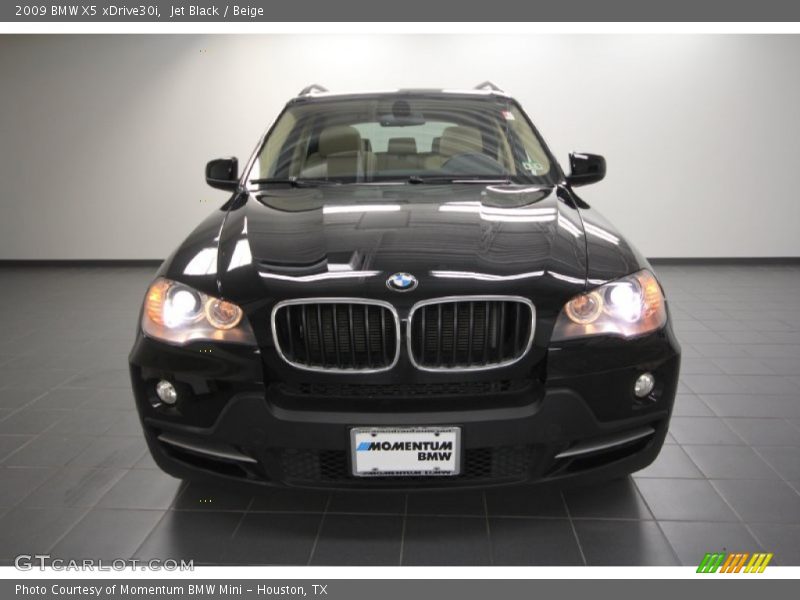 Jet Black / Beige 2009 BMW X5 xDrive30i