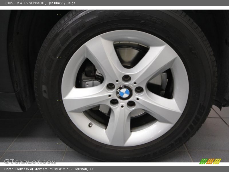 Jet Black / Beige 2009 BMW X5 xDrive30i