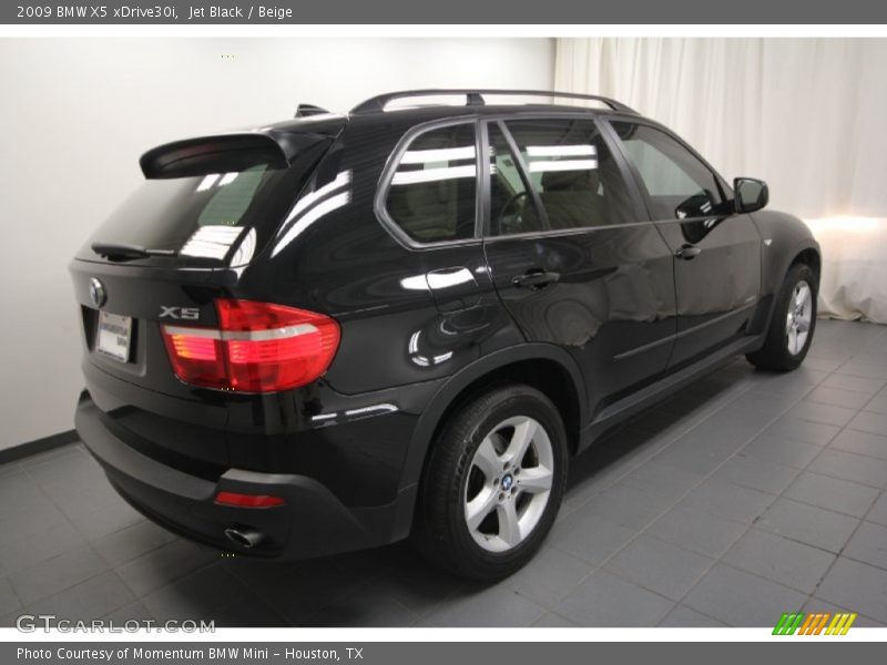 Jet Black / Beige 2009 BMW X5 xDrive30i