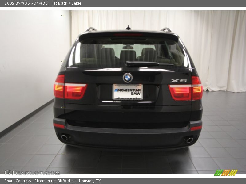 Jet Black / Beige 2009 BMW X5 xDrive30i