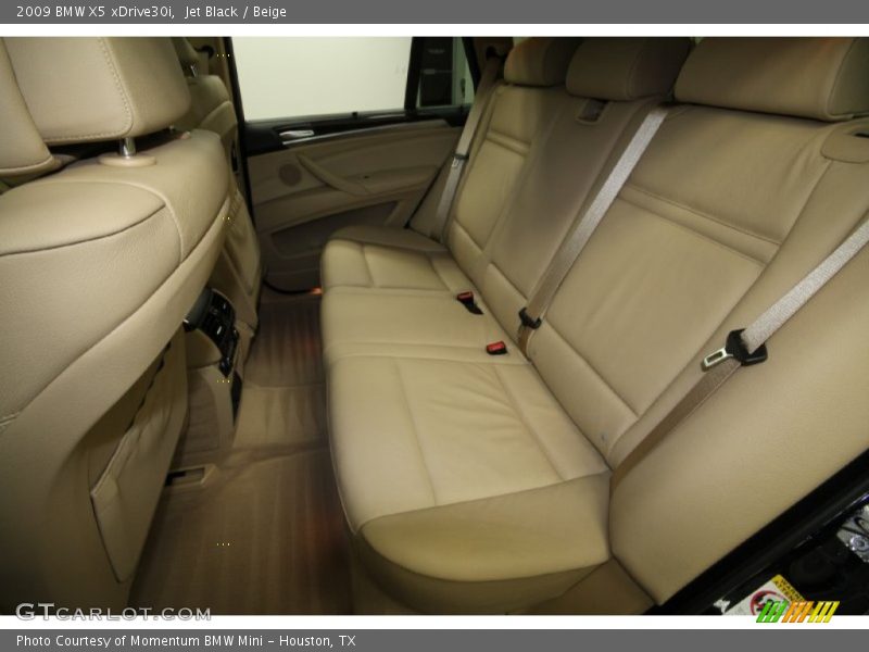 Jet Black / Beige 2009 BMW X5 xDrive30i
