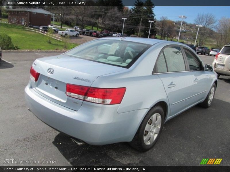 Silver Blue / Gray 2008 Hyundai Sonata GLS V6