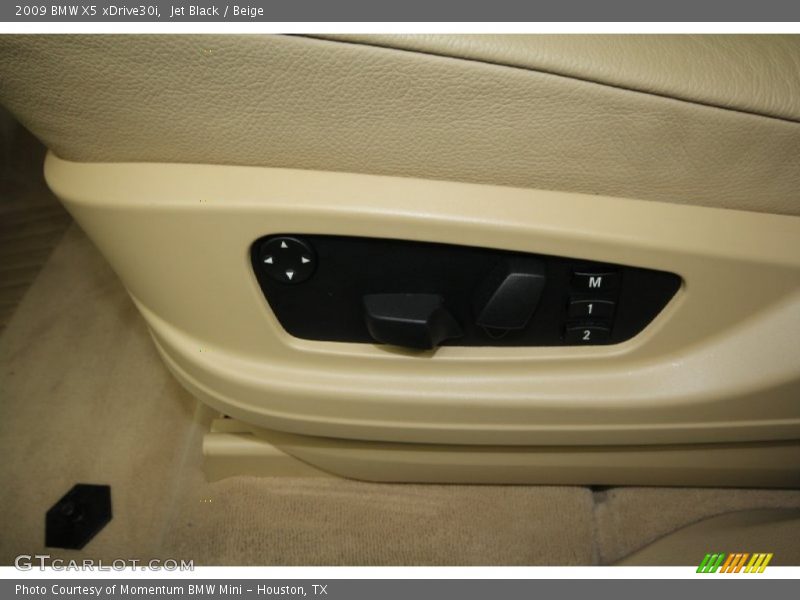 Jet Black / Beige 2009 BMW X5 xDrive30i