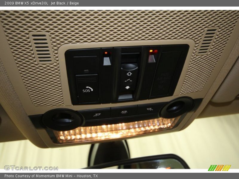 Jet Black / Beige 2009 BMW X5 xDrive30i