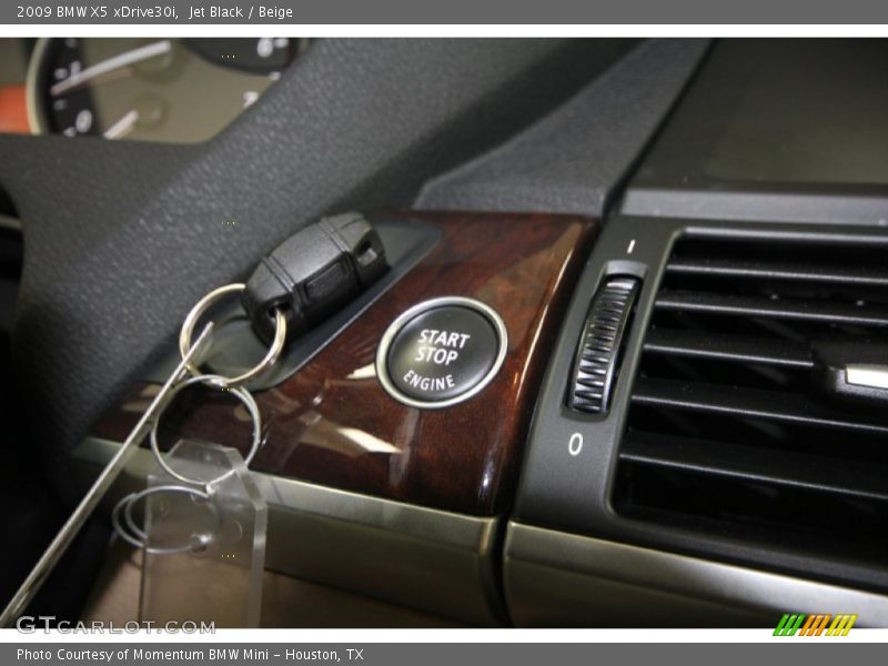 Jet Black / Beige 2009 BMW X5 xDrive30i