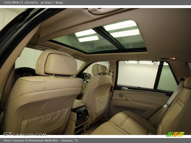 Jet Black / Beige 2009 BMW X5 xDrive30i