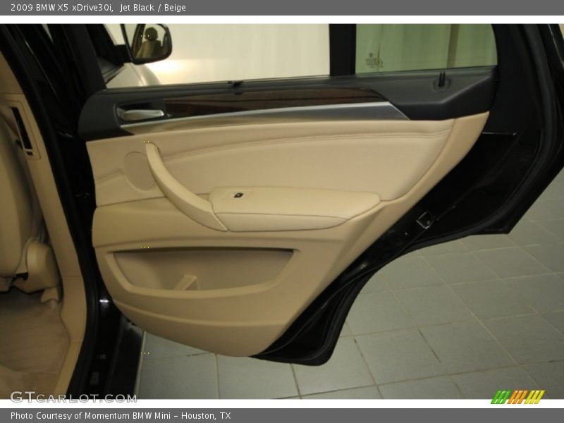 Jet Black / Beige 2009 BMW X5 xDrive30i