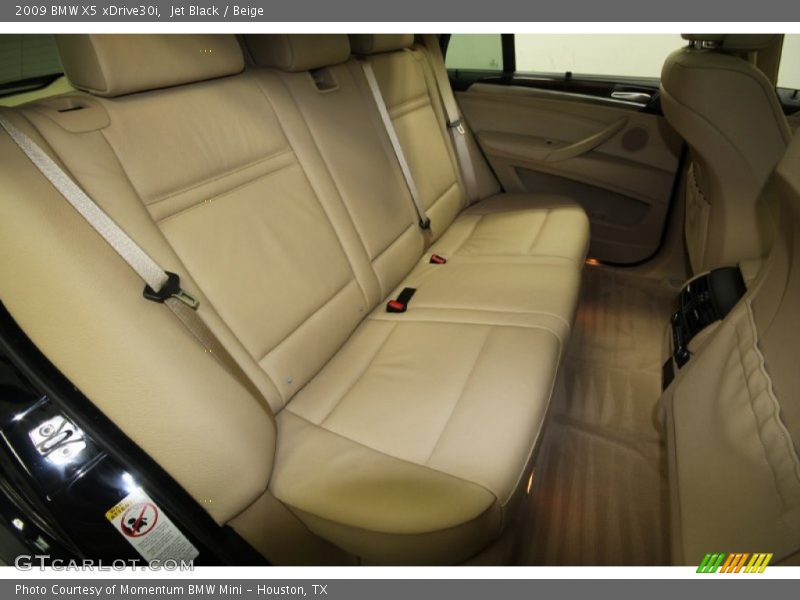 Jet Black / Beige 2009 BMW X5 xDrive30i