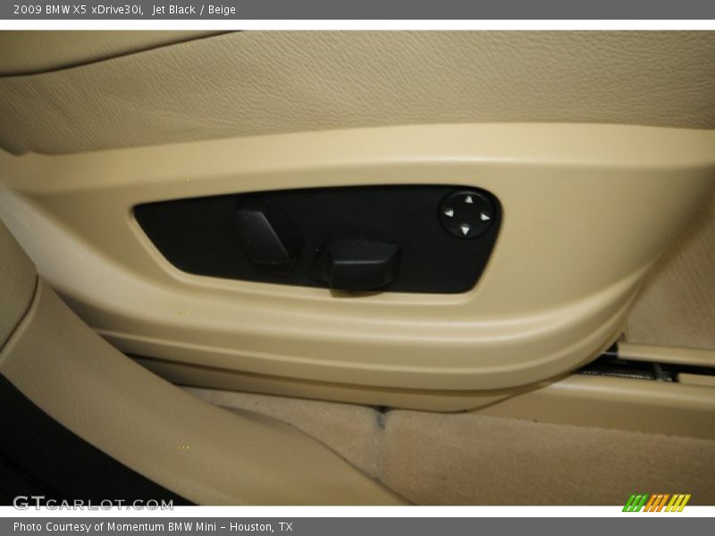 Jet Black / Beige 2009 BMW X5 xDrive30i
