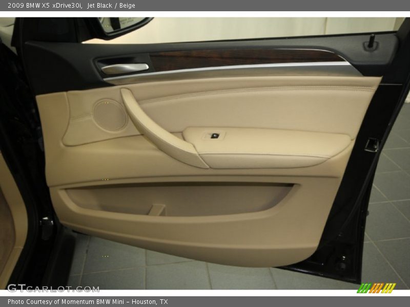 Jet Black / Beige 2009 BMW X5 xDrive30i