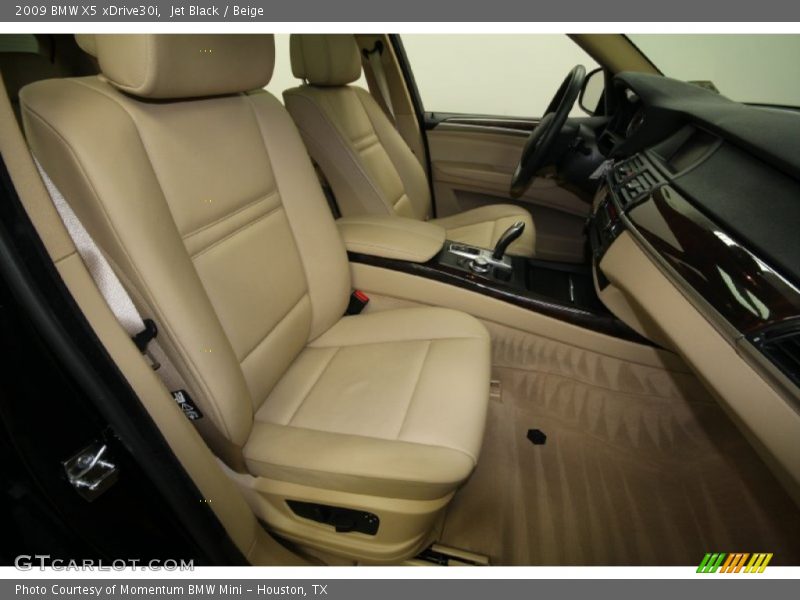 Jet Black / Beige 2009 BMW X5 xDrive30i