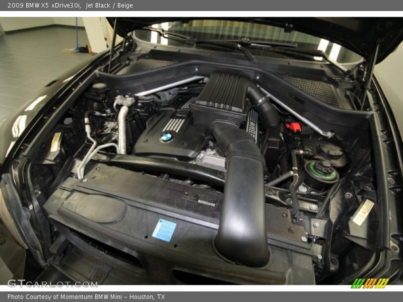 Jet Black / Beige 2009 BMW X5 xDrive30i