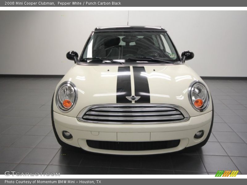 Pepper White / Punch Carbon Black 2008 Mini Cooper Clubman