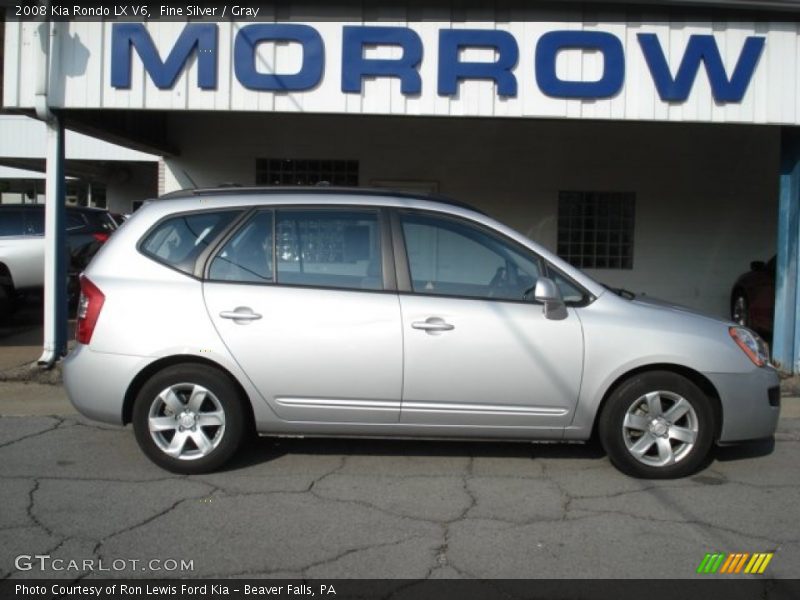 Fine Silver / Gray 2008 Kia Rondo LX V6