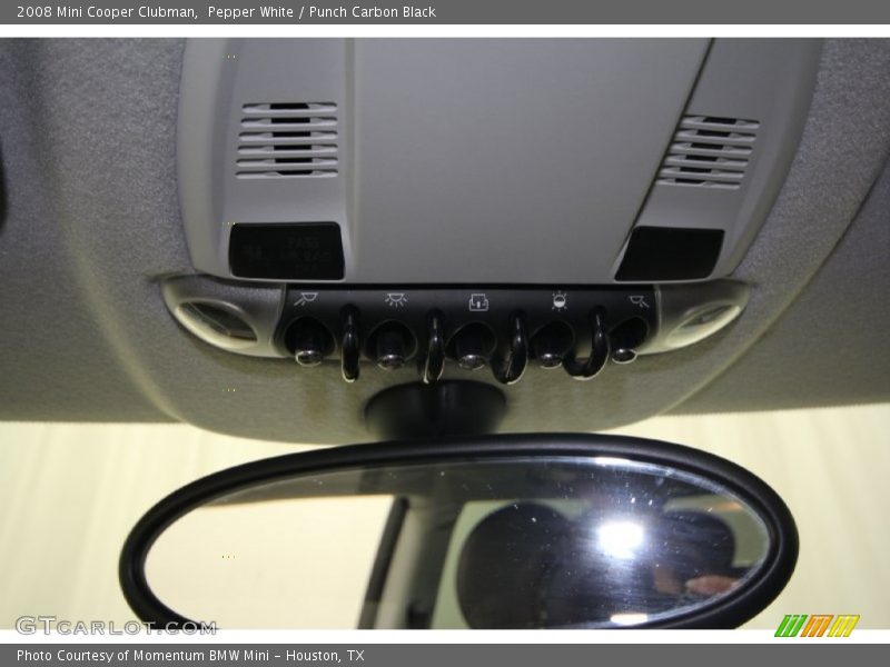 Pepper White / Punch Carbon Black 2008 Mini Cooper Clubman