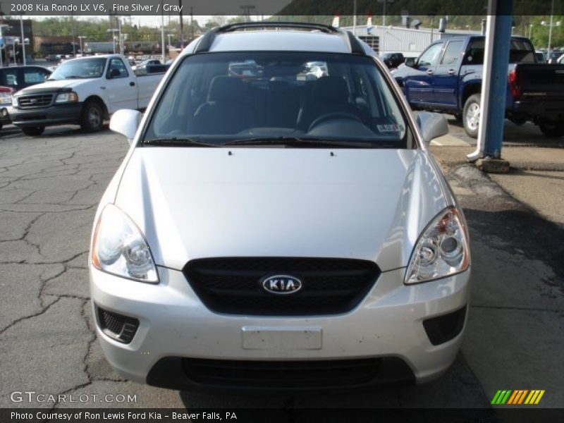 Fine Silver / Gray 2008 Kia Rondo LX V6