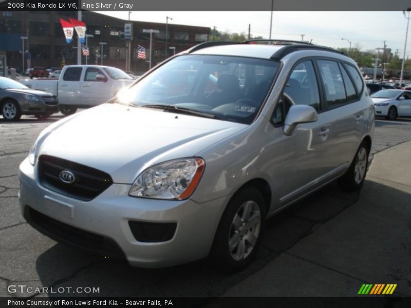 Fine Silver / Gray 2008 Kia Rondo LX V6