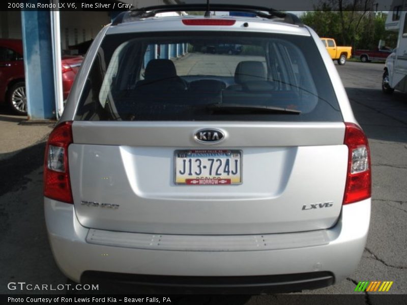 Fine Silver / Gray 2008 Kia Rondo LX V6