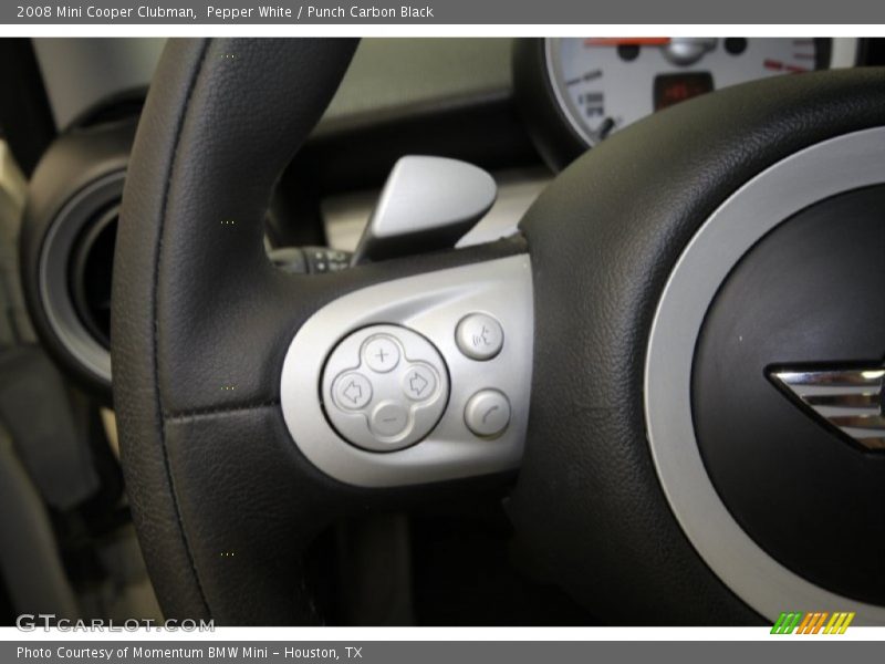 Pepper White / Punch Carbon Black 2008 Mini Cooper Clubman