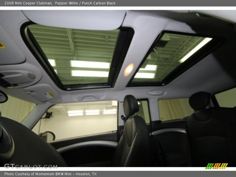 Pepper White / Punch Carbon Black 2008 Mini Cooper Clubman
