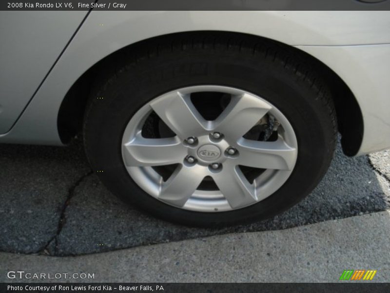 Fine Silver / Gray 2008 Kia Rondo LX V6