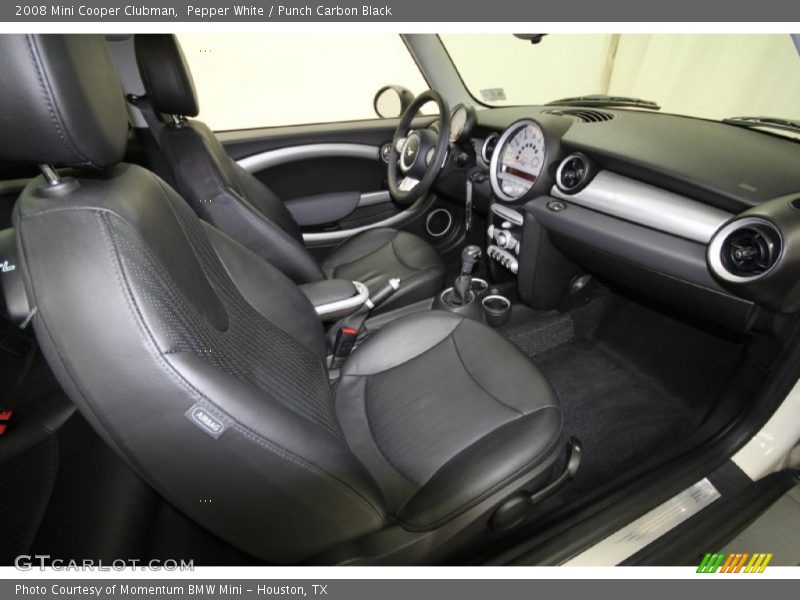 Pepper White / Punch Carbon Black 2008 Mini Cooper Clubman