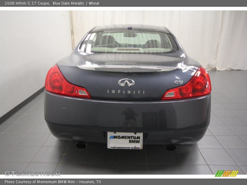 Blue Slate Metallic / Wheat 2008 Infiniti G 37 Coupe