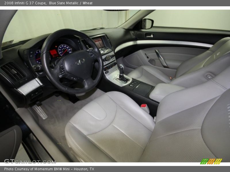 Blue Slate Metallic / Wheat 2008 Infiniti G 37 Coupe