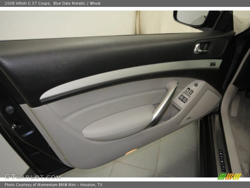 Blue Slate Metallic / Wheat 2008 Infiniti G 37 Coupe