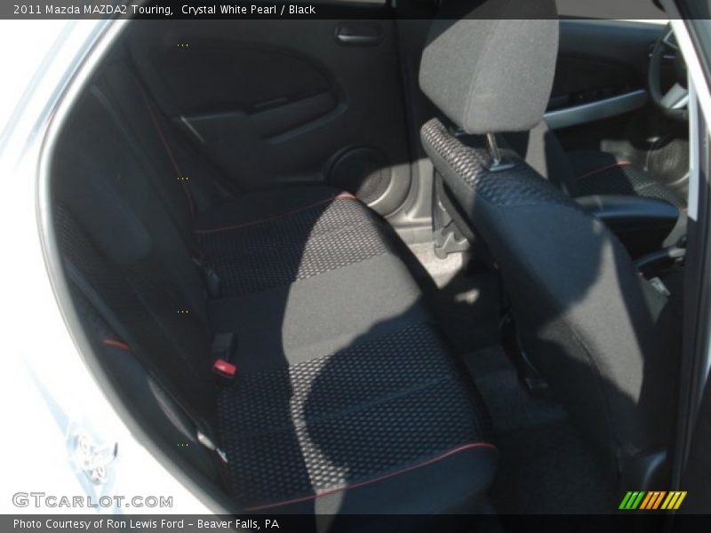 Crystal White Pearl / Black 2011 Mazda MAZDA2 Touring
