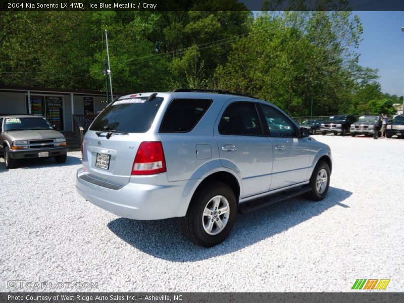 Ice Blue Metallic / Gray 2004 Kia Sorento LX 4WD