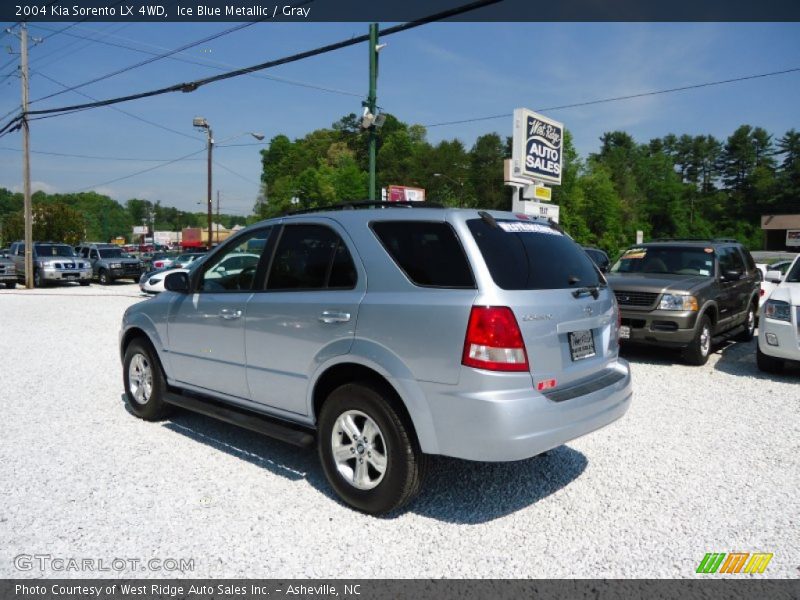 Ice Blue Metallic / Gray 2004 Kia Sorento LX 4WD