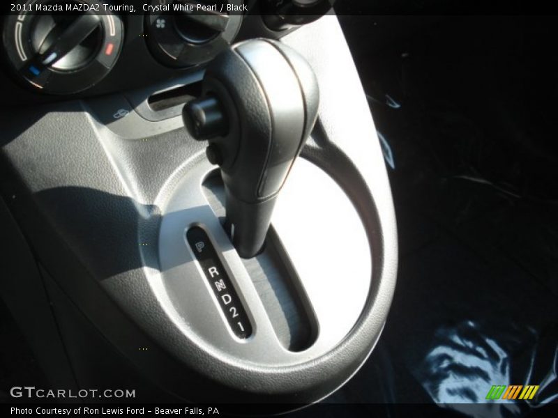 Crystal White Pearl / Black 2011 Mazda MAZDA2 Touring