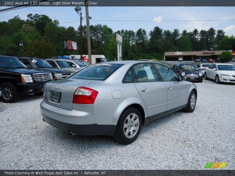 Light Silver Metallic / Grey 2002 Audi A4 1.8T Sedan