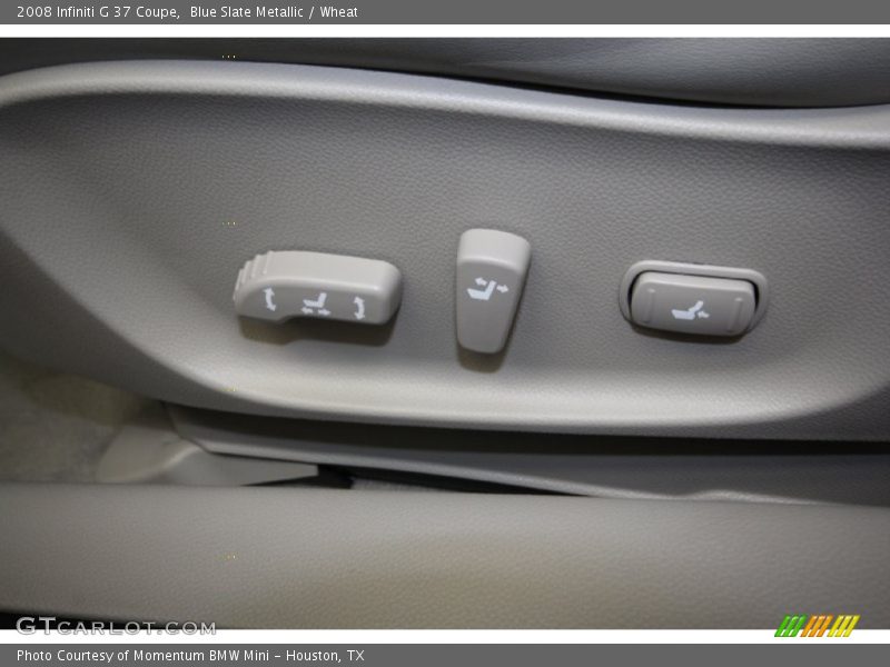 Blue Slate Metallic / Wheat 2008 Infiniti G 37 Coupe